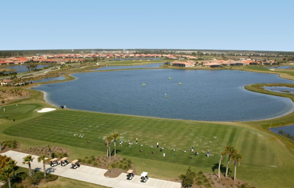 Scenic golf course in New Smyrna Beach