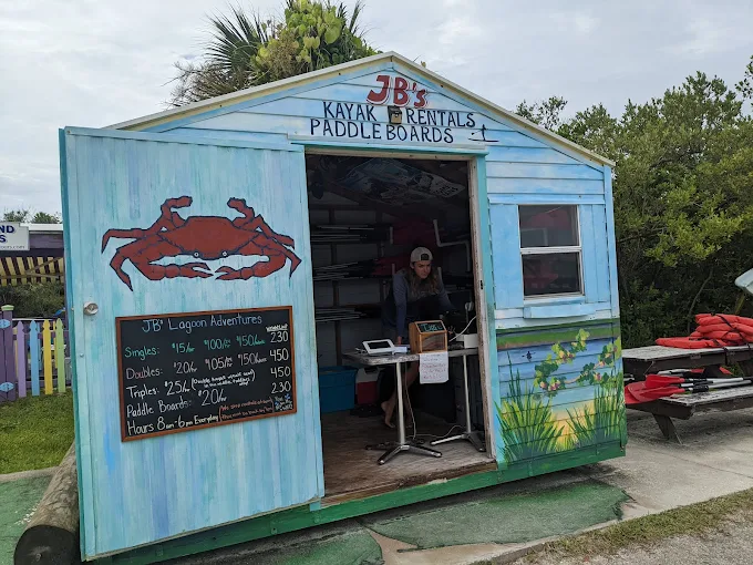 Kayak Rentals at JB FIsh Camp