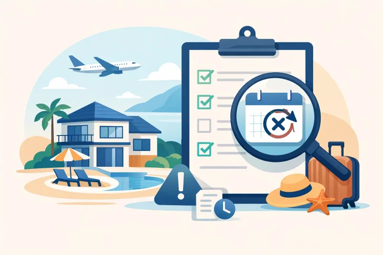 Vacation Rental Cancellation Policy: What to Check